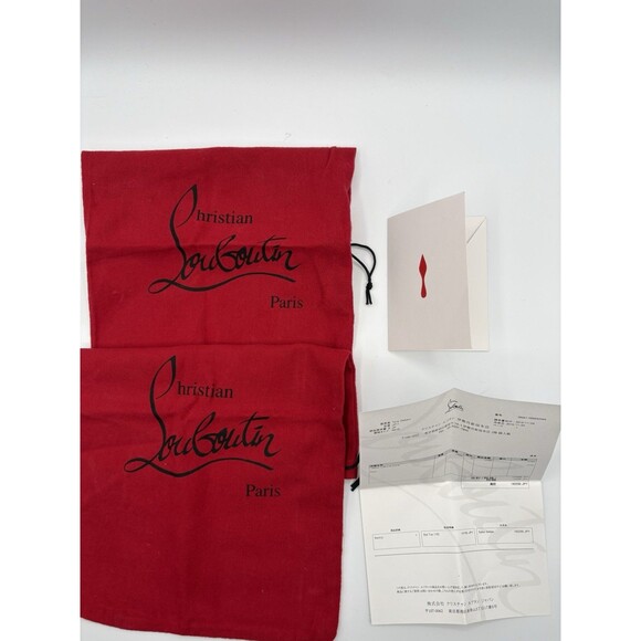 Christian Louboutin Black Suede Turela 55 Ankle Boots Block Heel Sz EU 36 - Picture 13 of 14